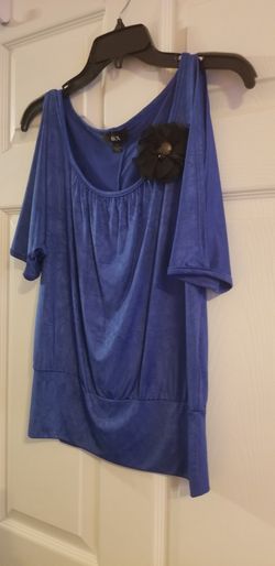 Lightweight Blue Blouse Vintage Size Small