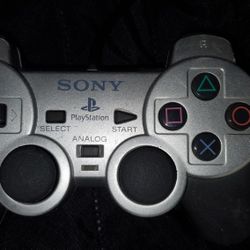 PS2 Silver Controller
