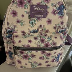 Disney Loungefly Lilo & Stitch Hibiscus Flowers mini backpack
