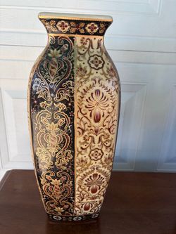 Large Decorative Floral Vase