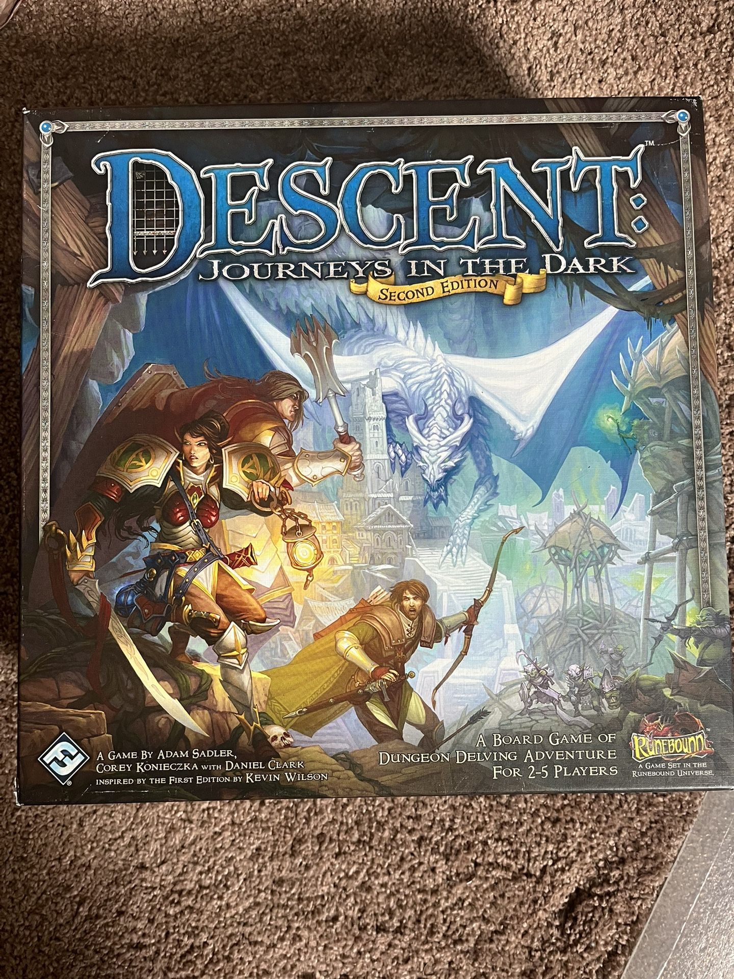 Board game: Descent Journeys in the Dark 2nd edition