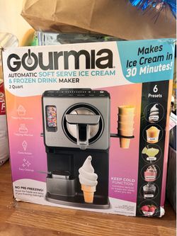 Gourmia 2qt Ice Cream Maker $150 obo