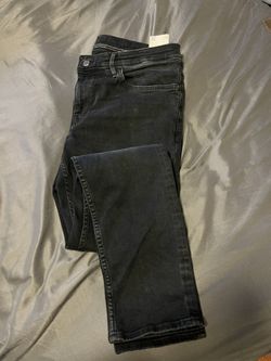 Hugo Boss Cashmere Skinny Black Jeans 34x32