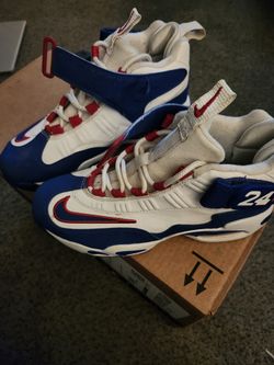 Ken Griffey, Red/White/Blue, Size 5.5Y