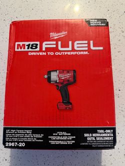 Milwaukee m18 fuel impact 1/2 high torque