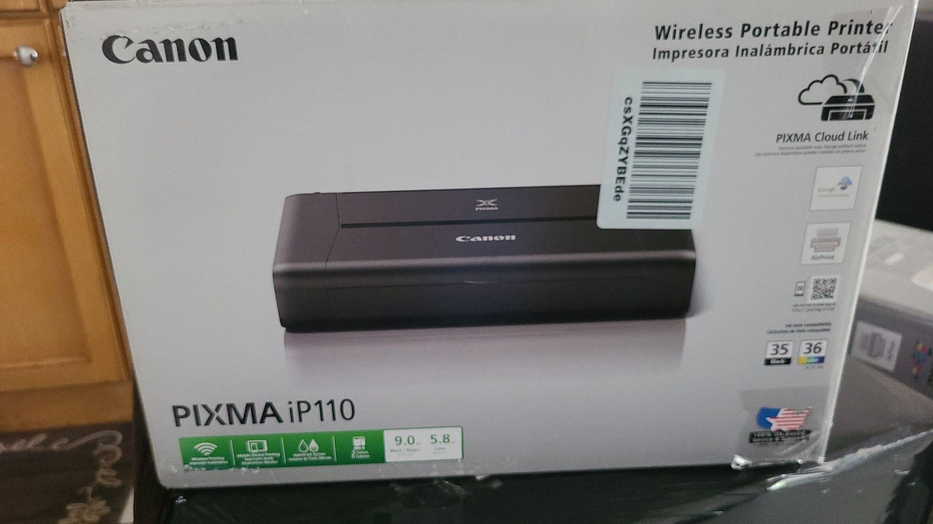 Canon Pixma iP110 Wireless Portable Mobile Inkjet Print