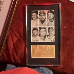 Vintage Baseball Photo , 1953
