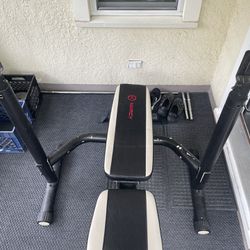 Weight Bench and Rack