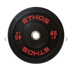 NEW ETHOS OLYMPIC PLATES  PAIR 45s 