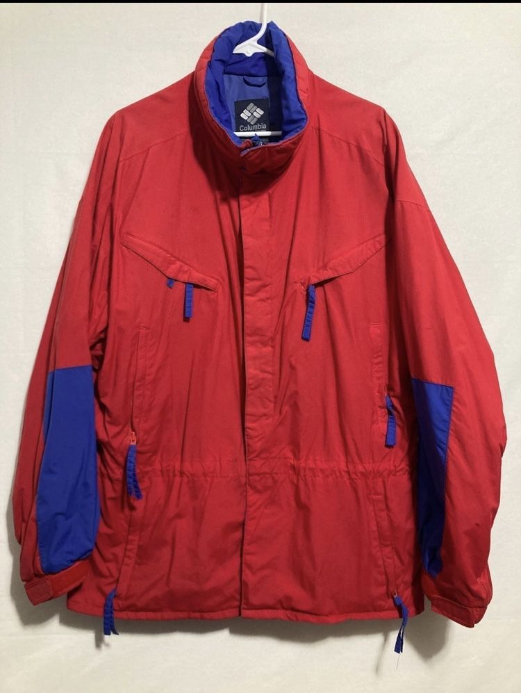 Vintage Columbia Sportswear Rain Waterproof ULTREX Burlington Jacket Mens Large