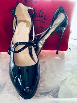 Christian Louboutin Black Patent Leather Heels