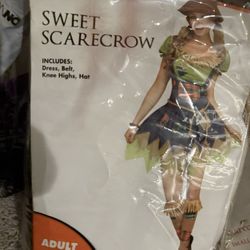 Scare Crow Costume Size Large
