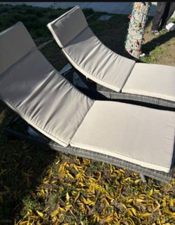 Two piece patio lounge chairs display model brand new outdoor patio furniture set display model 🆕🛺🚎🆕