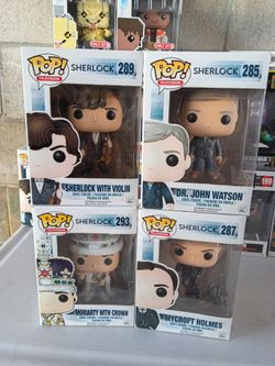 Sherlock  Funko Pop lot of 4