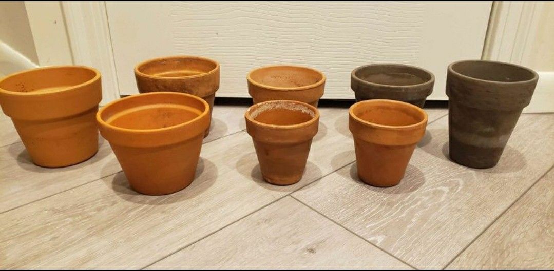 Several Planter Pots Available- All Sizes And Styles