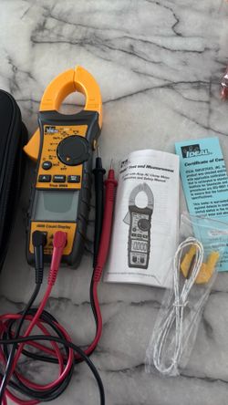 IDEAL 61-737 AC Clamp Meter - Complete Kit (Like New)