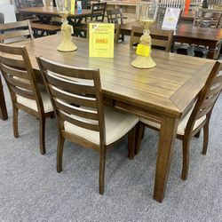 7pc Dinning Table Set $799