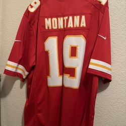 XXL Size Mens Nike Joe Montana Red Kansas City Chiefs Retired Player Limited Jersey