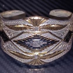 Montana Silversmiths Silver And Gold 2 Tone Cuff