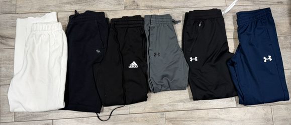 Abercrombie, adidas, under armor, & no boundaries sweat pants