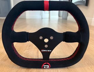 Driven Motorsports Alcantara Steering Wheel – NEW (10.75” Quarter Midget)