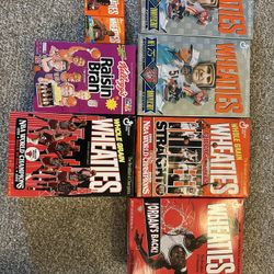 Vintage Sports Cereal Boxes (sealed) 