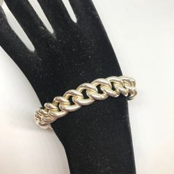 925 silver chunky bracelet