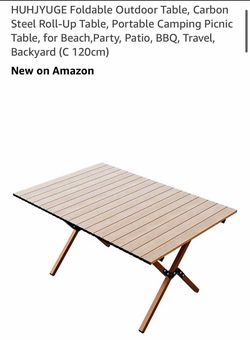 Foldable small table portable