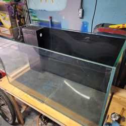 Rimless Glass Tank 55 - 65 Gallon With Sumptank