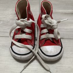 Red toddler chucks converse