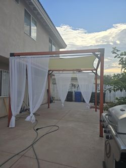 9.5' x 9.5' Beige Square Waterproof Sun Shade Sail Canopy