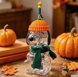 Snoopy glass cup