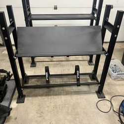 Titan Fitness Mass Storage System With Dumbbell Shelf