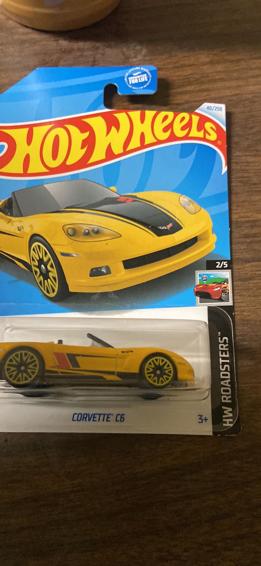2024 π₯ HOT WHEELS π CORVETTE C6 2/5 HW ROADSTERS # 40/250 YELLOW