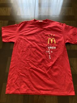 Mcdonalds x travis scott t-shirt (medium)