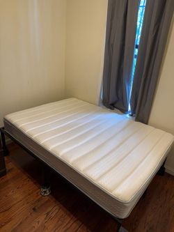 Full size mattress and bed frame