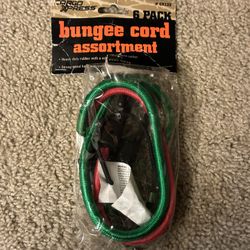 Assorted Bungee Cords(3, 1-10”,  1-14” and 1-24”)