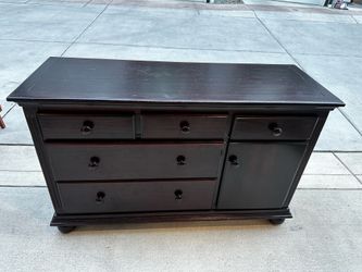Dark Wood Dresser / Sideboard Cabinet