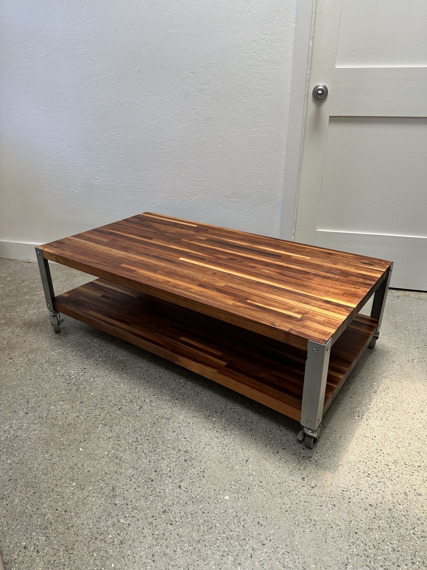 Butcher Block Coffee Table