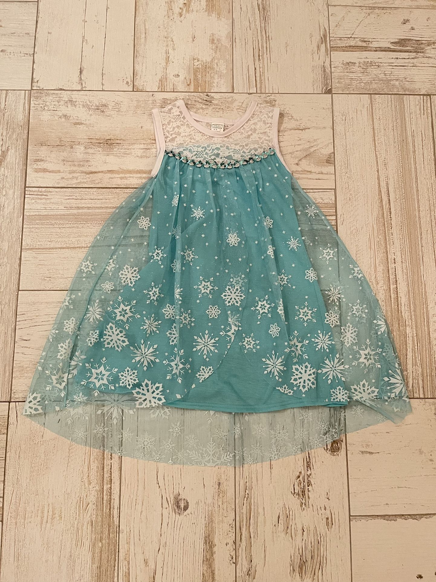 Korean Elsa-Style Casual Dress girls S/4-6