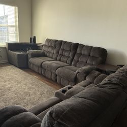 Couch Set With Center Console 