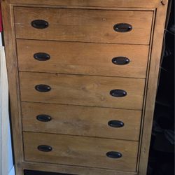 Pottery Barn Twin Bed And Matching Dresser