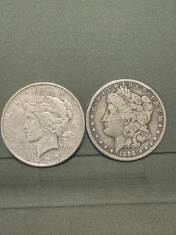 2-$1 Silver Dollar 