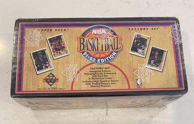 1991-92 Upper Deck NBA Basketball Inaugural Edition Factory Sealed Set