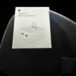 Apple 35W Dual USB-C + C Power Adapter