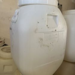 Empty Buckets With Lids 