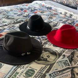 3 Brim Hats