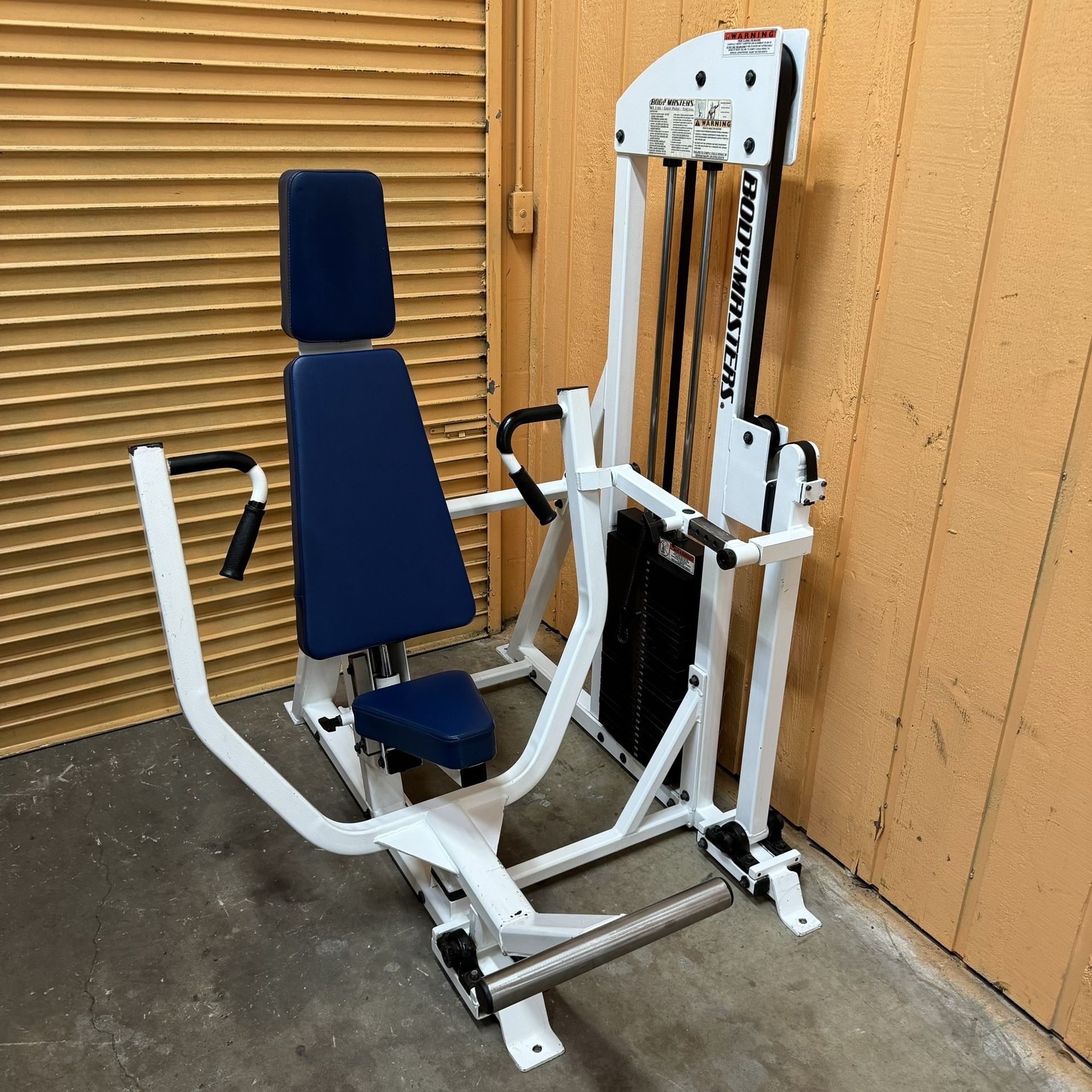 Body Masters MD 310A Vertical Chest Press Excellent Condition