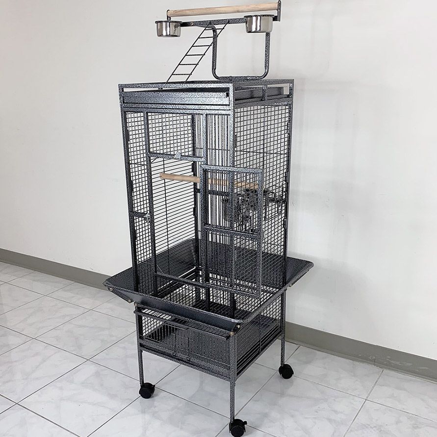 (New) $130 Bird Cage 61-inch Tall with Rolling Stand for for Parrots Parakeets Conures Lovebird Cockatoo