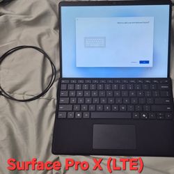 Microsoft Surface Pro X 13" 8GB RAM 128GB SSD Wi-Fi + 4G LTE Windows PC Tablet computer